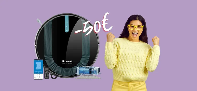 Proscenic 850T: robot aspirapolvere e lavapavimenti, COUPON di -50€