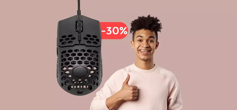 Mouse imperdibile per chi odia il sudore delle mani: bastano 34€