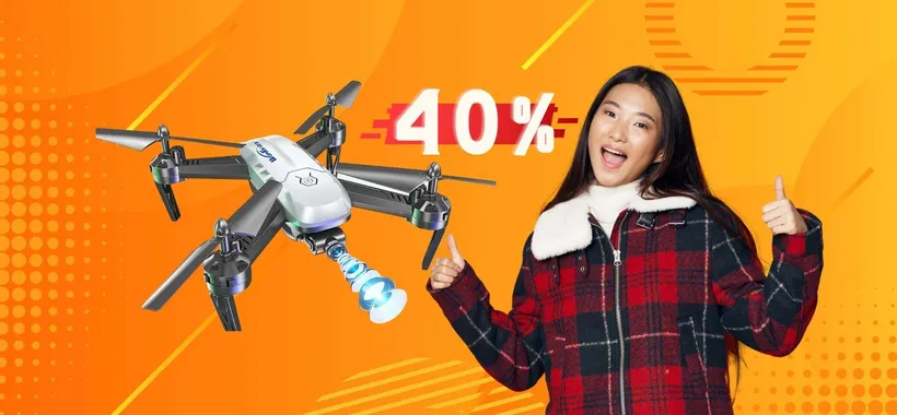 Drone con telecamera SPETTACOLARE a prezzo MINUSCOLO