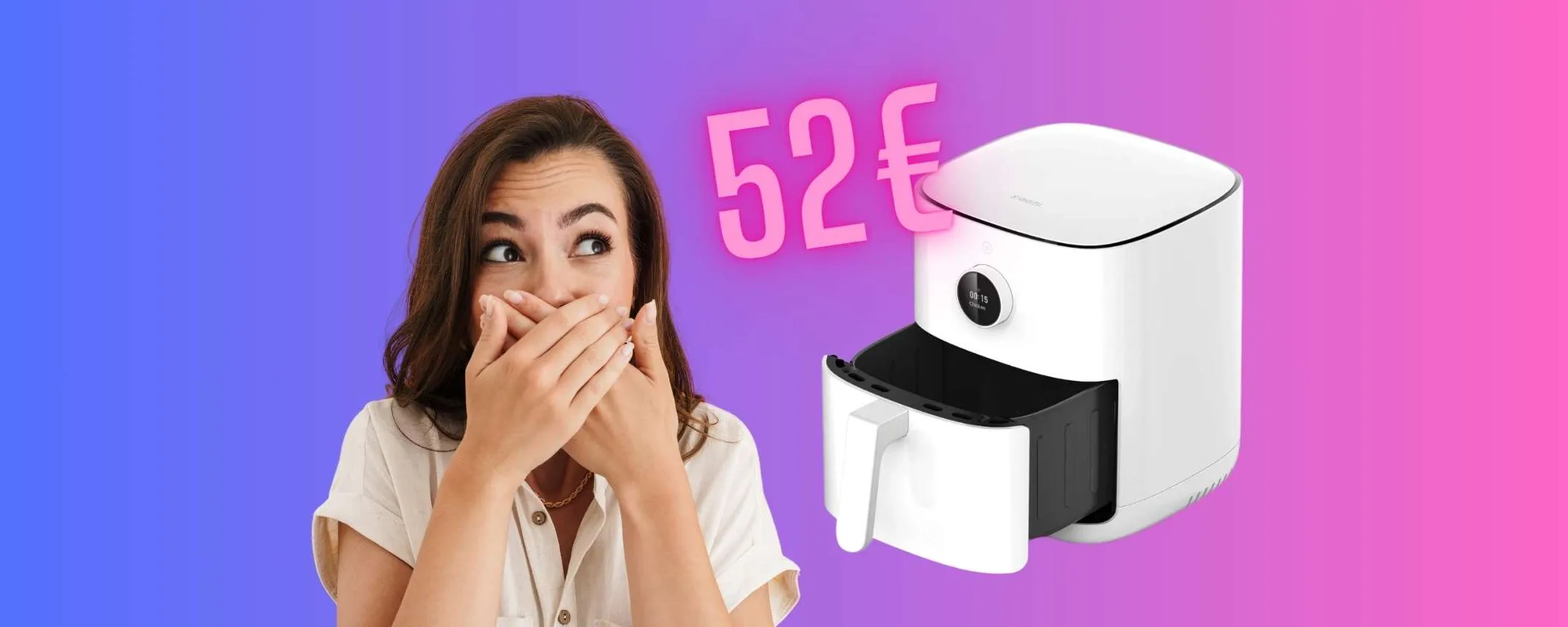 Xiaomi Smart Air Fryer: friggitrice ad aria da 4,5L a soli 52€, un AFFARE