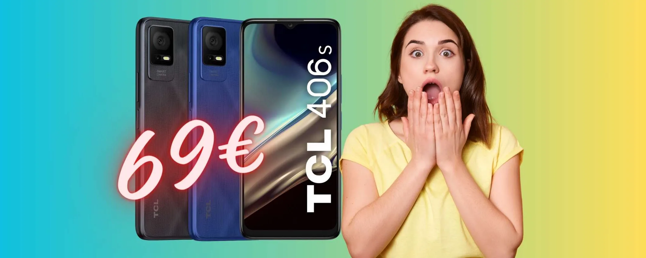 TCL 406S: lo smartphone SUPER ECONOMICO che non delude, tuo a 69€
