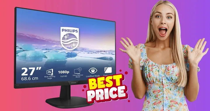 Monitor Philips da 27 pollici a un prezzo che conviene (Amazon)