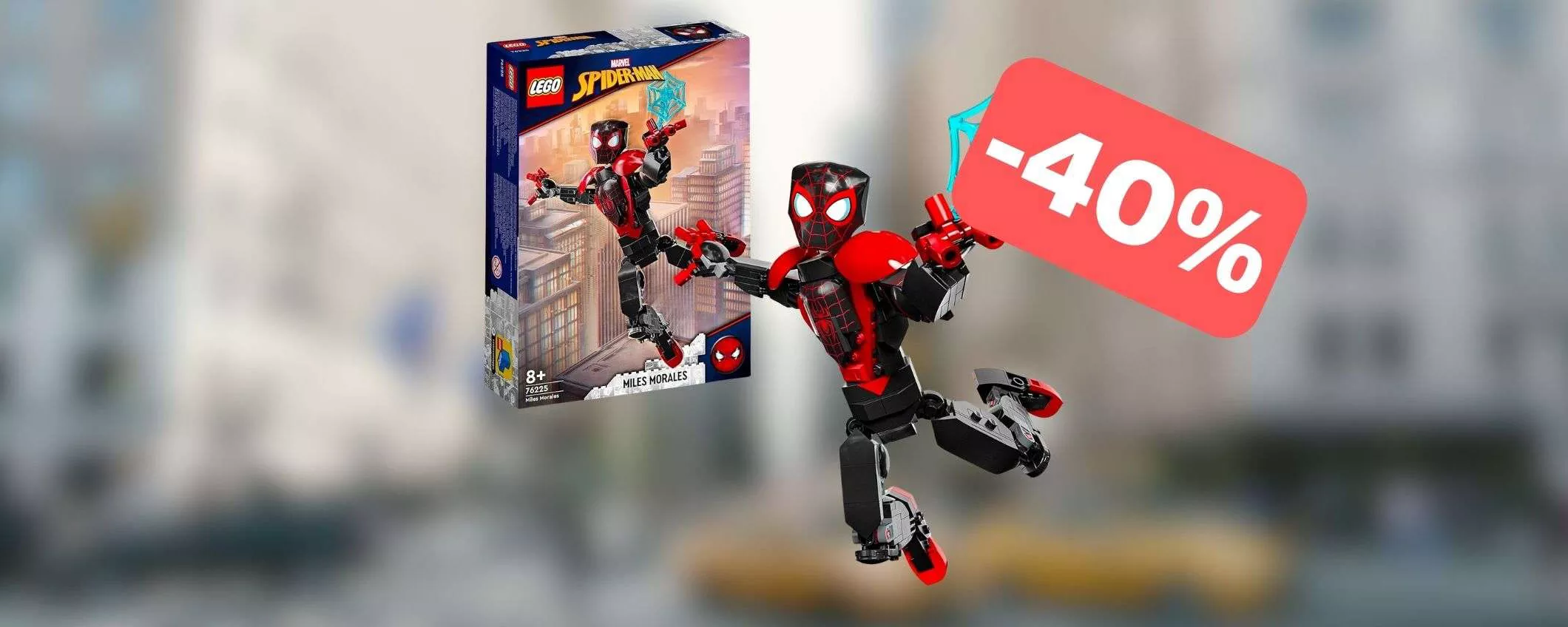 Set LEGO Spider-Man Miles Morales: 40% di sconto in OFFERTA NATALIZIA