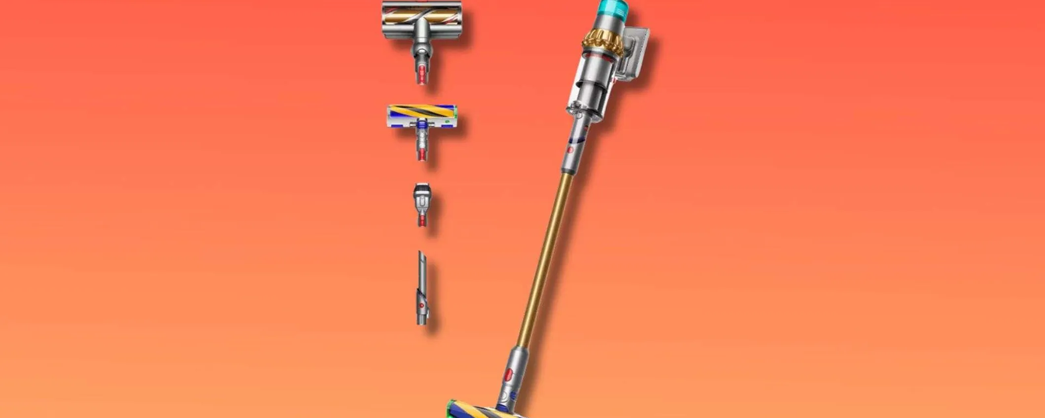 Dyson V15 Detect Absolute: l’aspirapolvere senza fili più potente in offerta su eBay