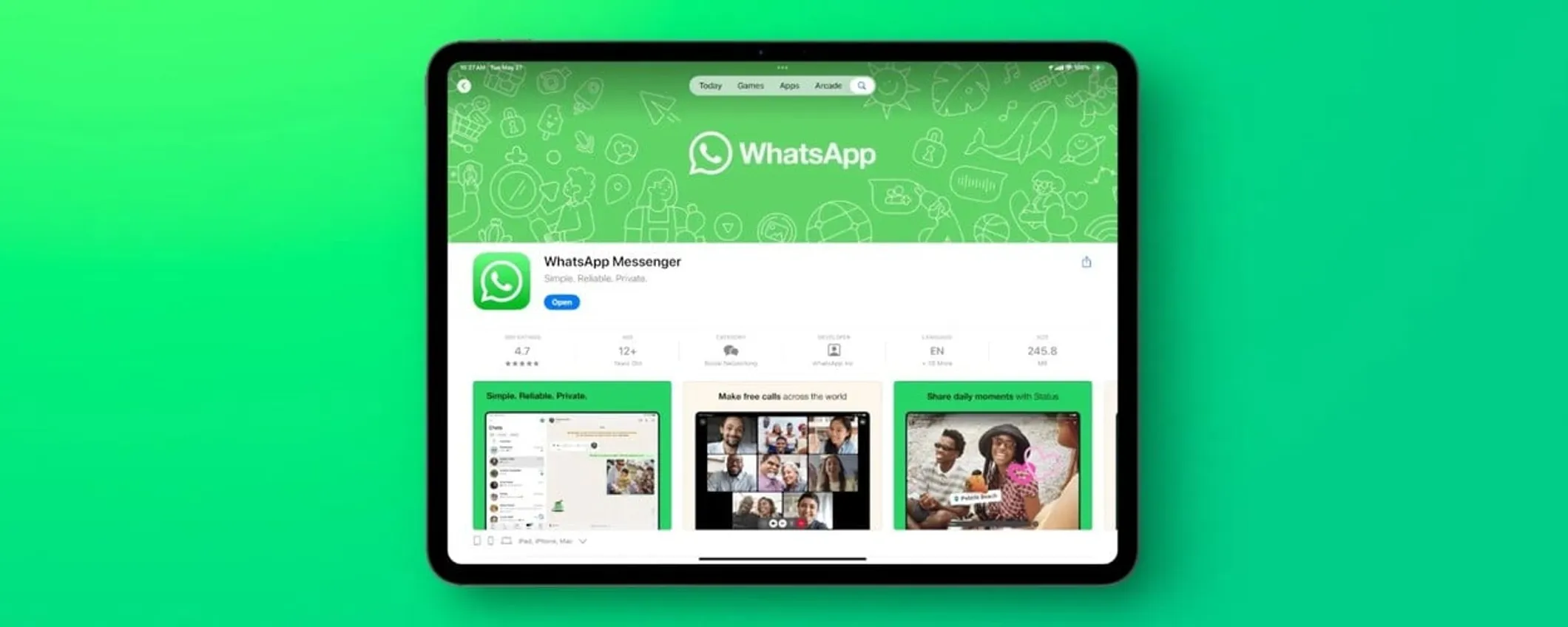 WhatsApp per iPad cambia volto: questa novità si ispira ai Mac
