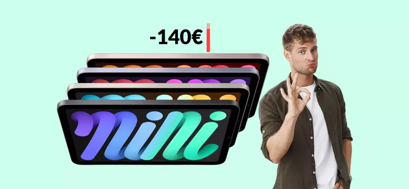 iPad mini in OFFERTA: c'è uno sconto irripetibile di quasi 140€