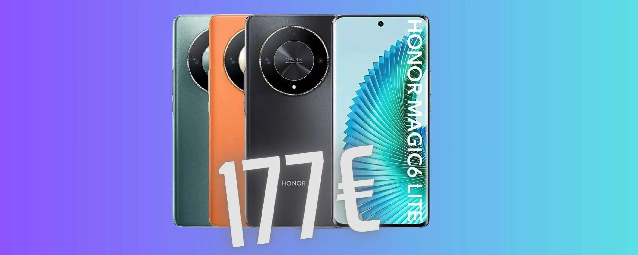 HONOR Magic6 Lite 5G a SOLI 177€ con il CODICE SEGRETO su eBay