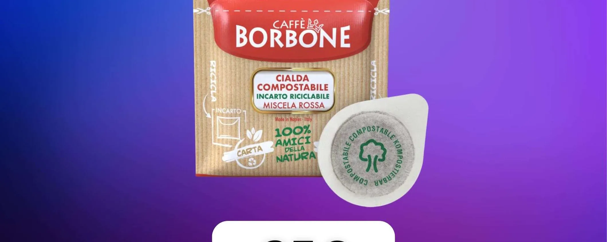 150 cialde Caffè Borbone miscela rossa a soli 25€: corri su eBay a fare scorta