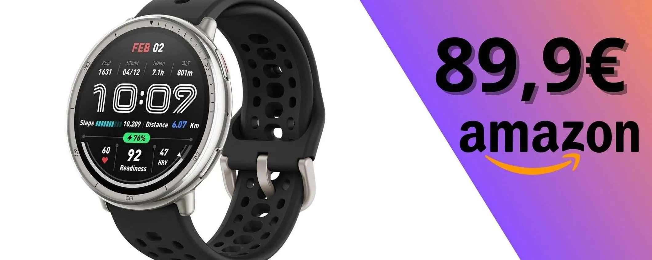 Perché l'Amazfit Active 2 è lo smartwatch IN OFFERTA da comprare al volo
