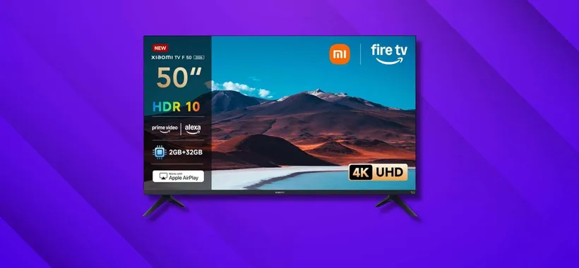Xiaomi TV F 50 a 299€: sconto del 17% sulla smart TV 4K con Fire OS e Alexa integrata