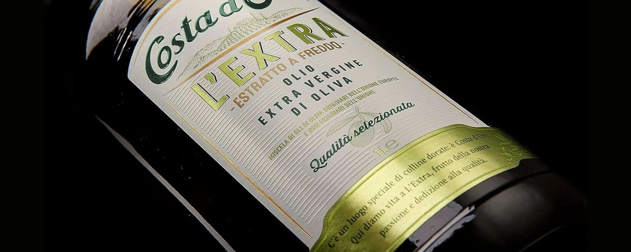 Olio EVO Costa d'Oro a 9,90€ su Amazon: un litro di bontà, qualità ALTISSIMA