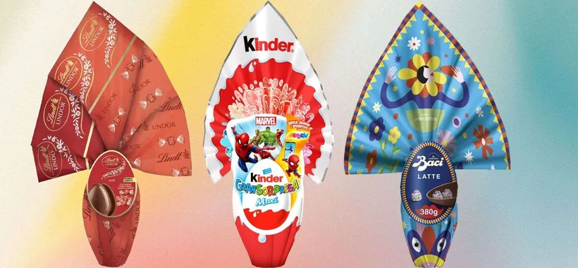 Kinder, Lindt, Baci Perugina e altri: uova di Pasqua da 10€ a 15€ su Amazon
