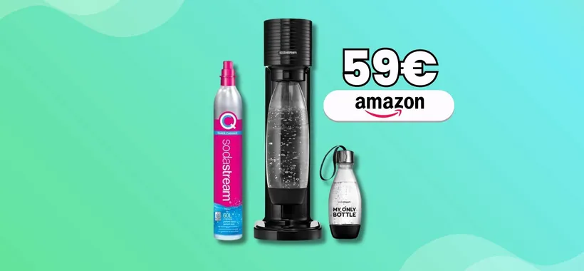SodaStream è il gasatore d'acqua da avere a casa: addio supermercato