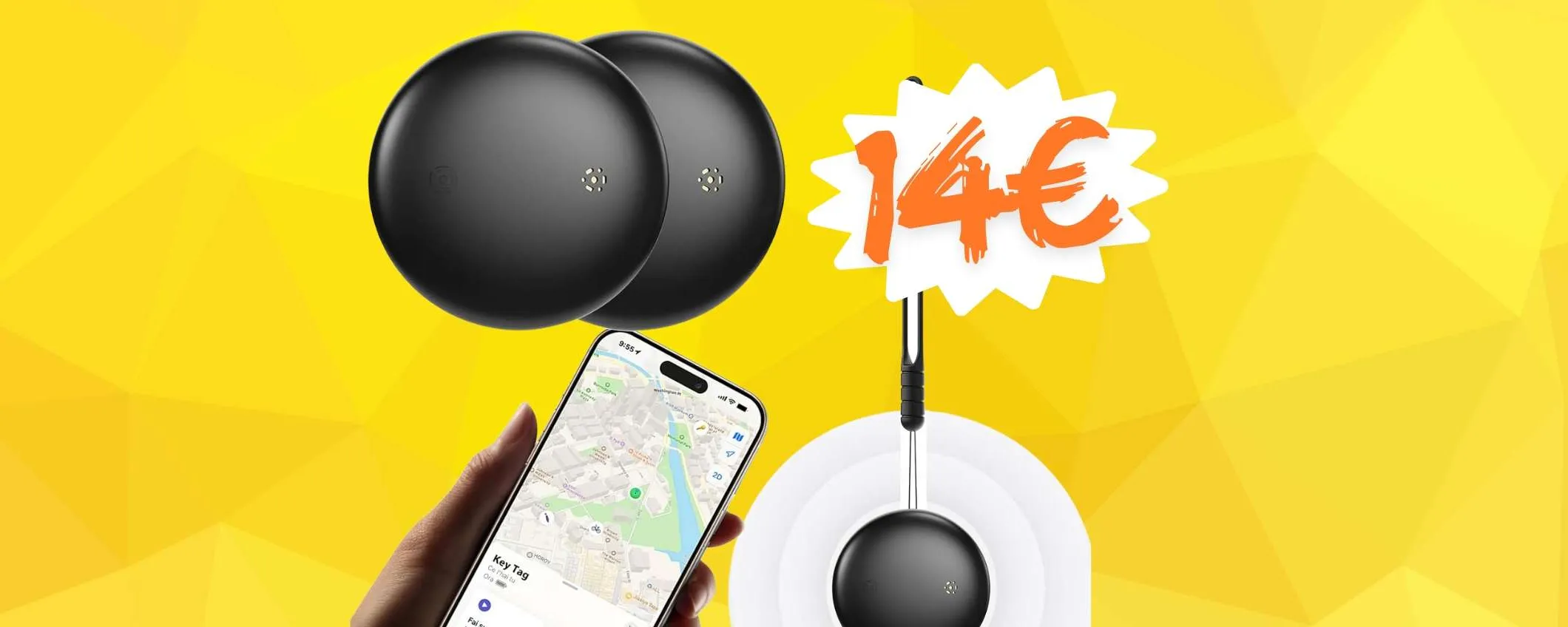Smart Tag utilissimi per non perdere gli oggetti importanti (2 a soli 14€)