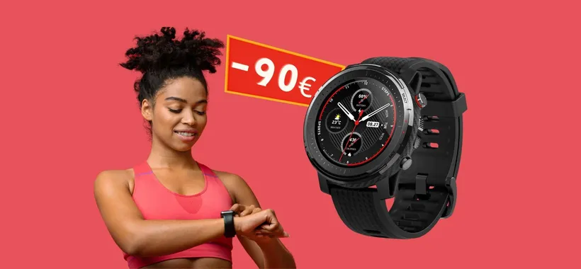 Amazfit Stratos 3 a prezzo SGRETOLATO su Amazon, 90€ di SCONTO