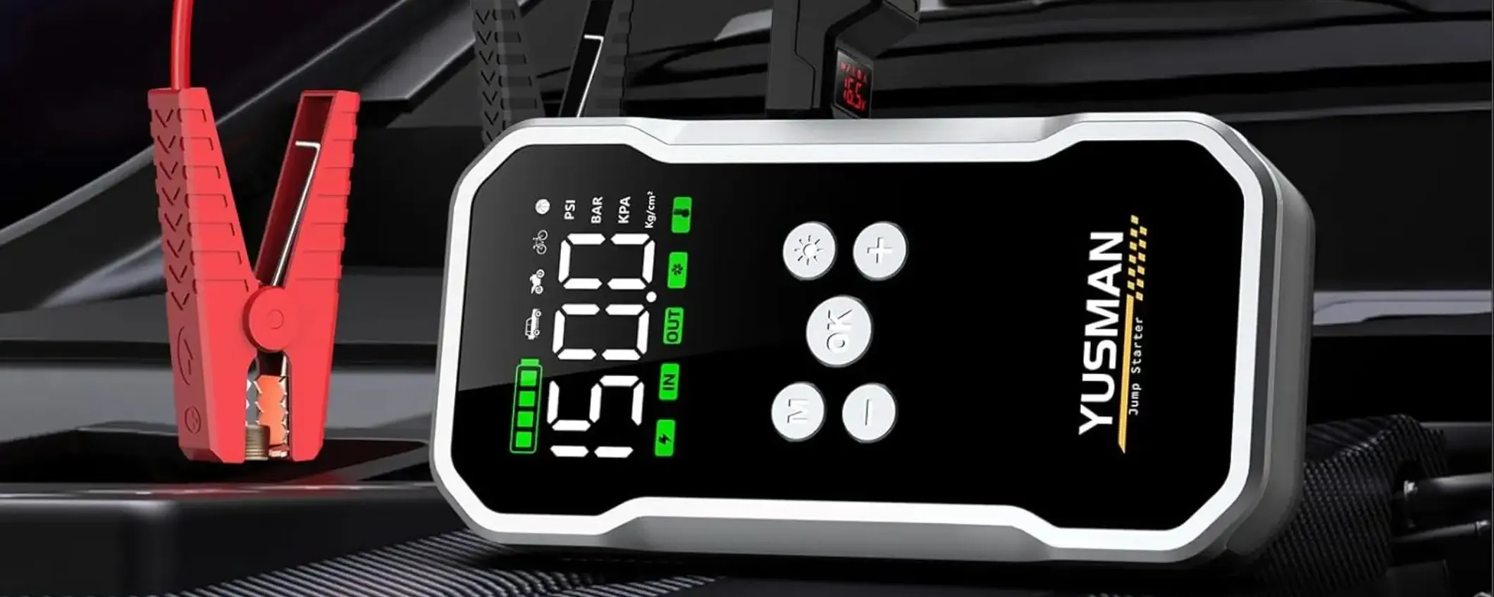 Compressore, avviatore e power bank: il 4-in-1 per la tua auto è in MAXI SCONTO