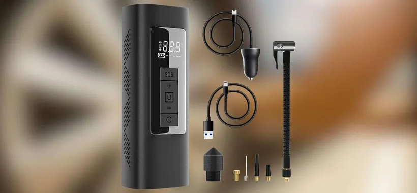 Gonfia le gomme in UN MINUTO con questo compressore portatile a meno di 20€ (-33%)