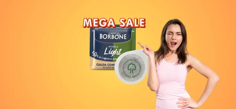 Espresso anche la sera con le Cialde Caffè Borbone Light
