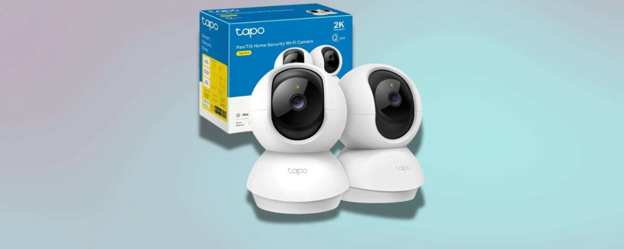 TP-Link Tapo C210P2: due telecamera di sorveglianza ad un prezzo favoloso