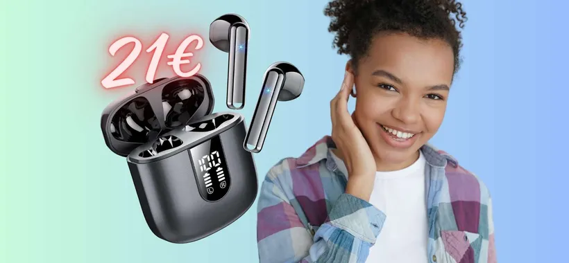 SCONTO PAZZESCO del 71% per questi auricolari wireless ora tuoi a 21€