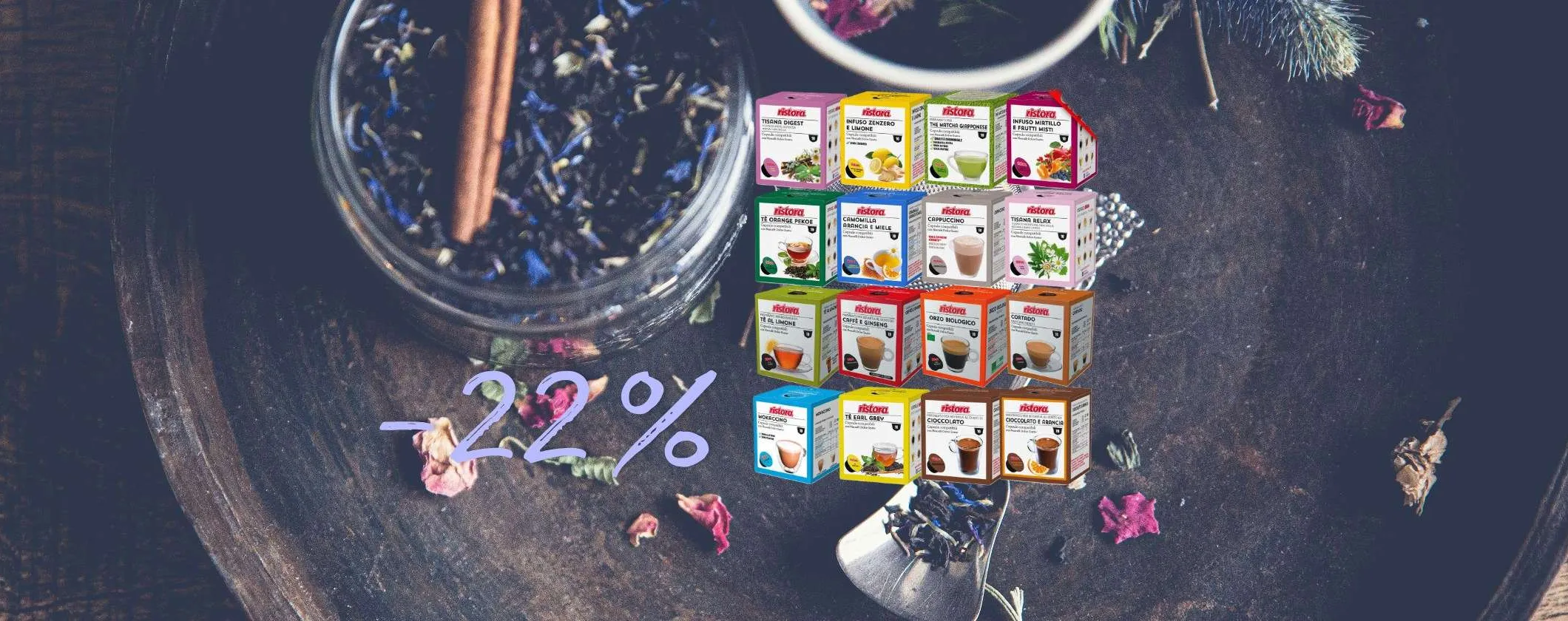 Cialde Bevande Ristora per Dolce Gusto: 22% di sconto su eBay