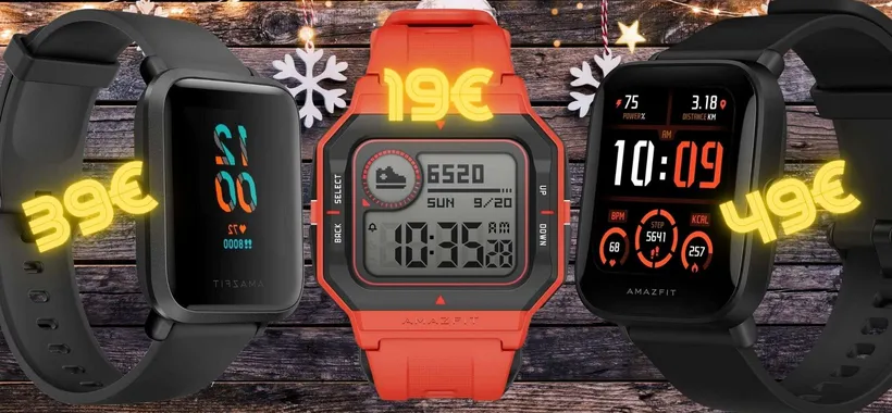 Amazon, Natale 2021: 3 smartwatch Amazfit OTTIMI a meno di 50€