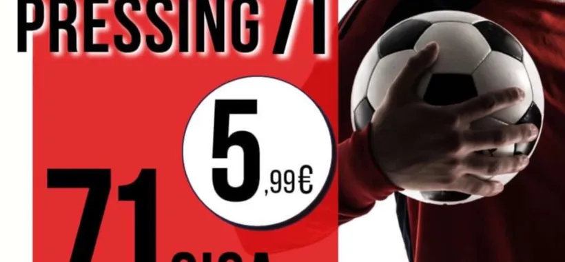 Rabona Mobile: ritorna la Pressing 71 a 5,99€