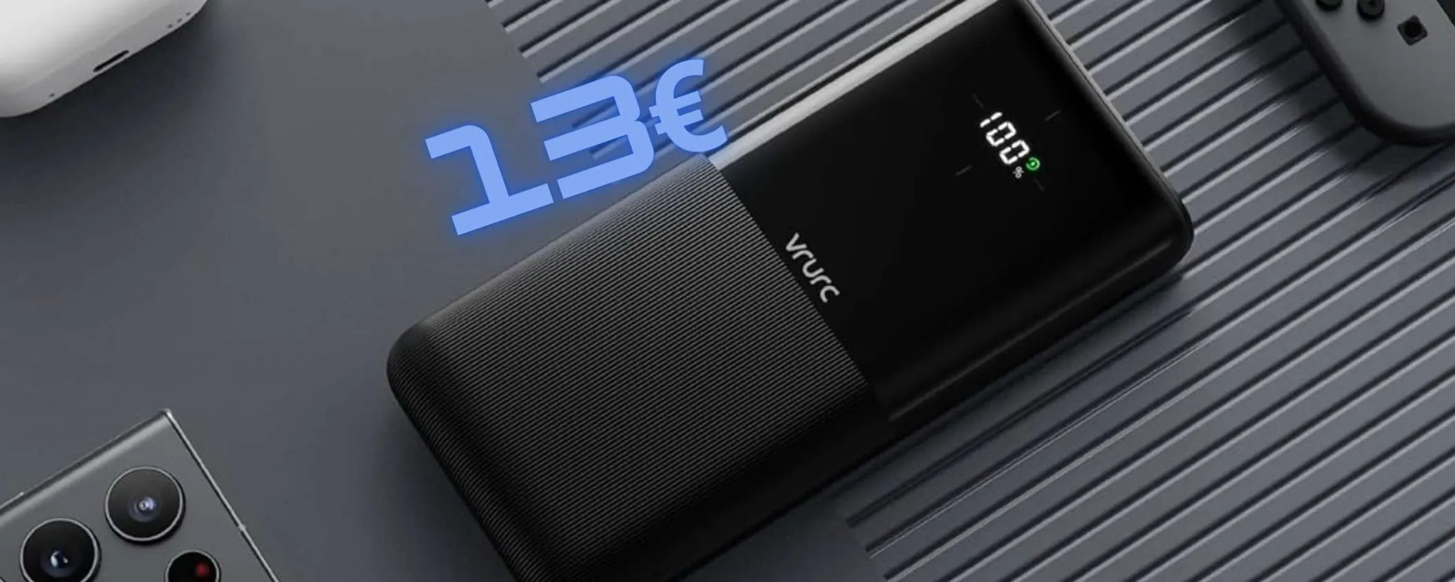 Batteria del cellulare scarica? Mai più con questo Power Bank che costa pochissimo