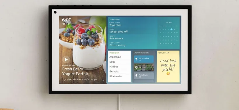 Amazon Echo Show 15 ufficiale: Alexa sta in un quadro adesso
