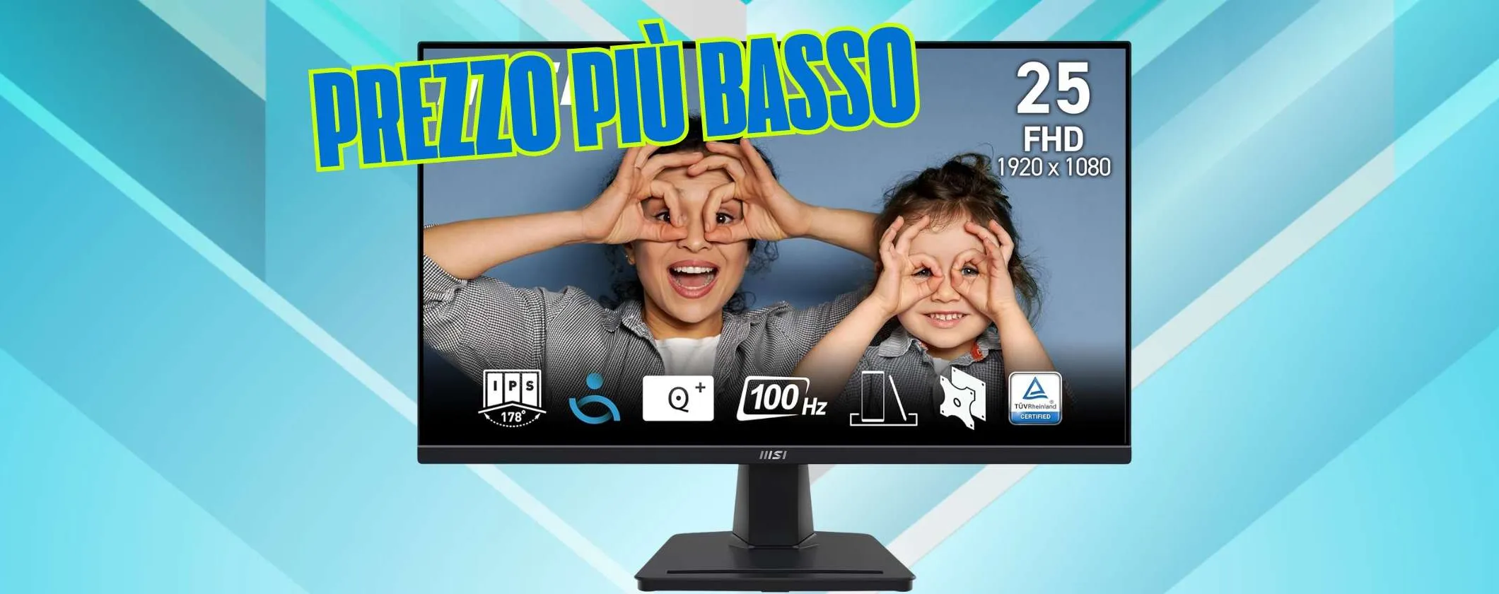 Monitor MSI PRO da 24,5 pollici FHD al prezzo più basso di sempre