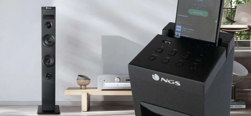 Potente torre 50W Bluetooth e cavo: design e OTTIMO audio a 54€