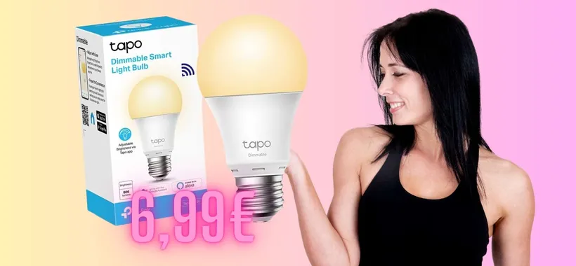 Tapo L510E: lampadina WiFi compatibile con Alexa e Google a soli 6,99€