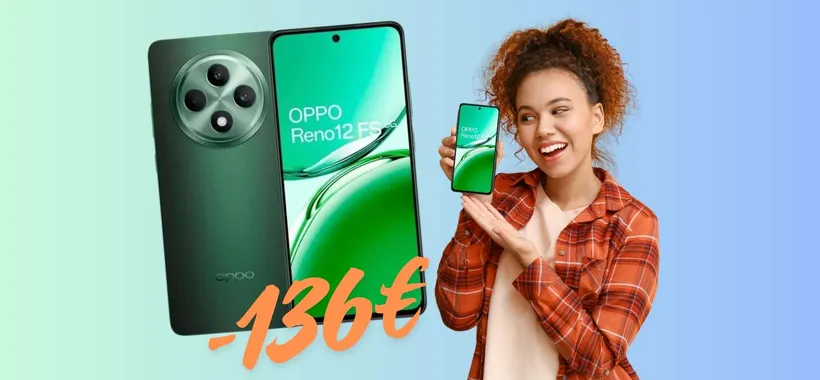 OPPO Reno12 FS 5G con 12GB di RAM e 521GB di archiviazione a un super prezzo