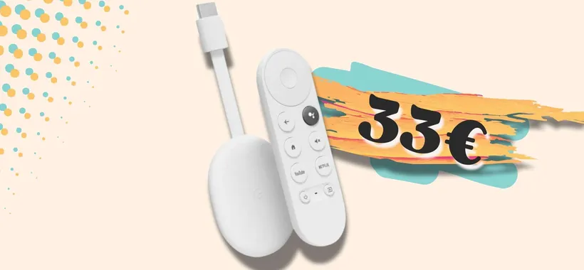 Chromecast con Google TV per avere streaming ILLIMITATO a 33€