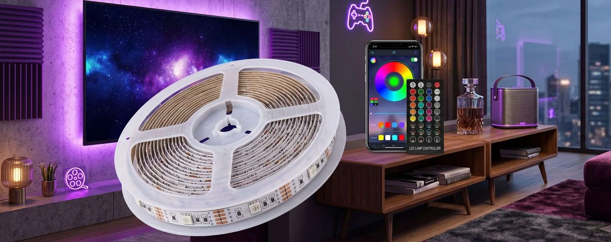 La striscia LED perfetta per la TV costa pochissimo su Amazon Haul (10,99€)