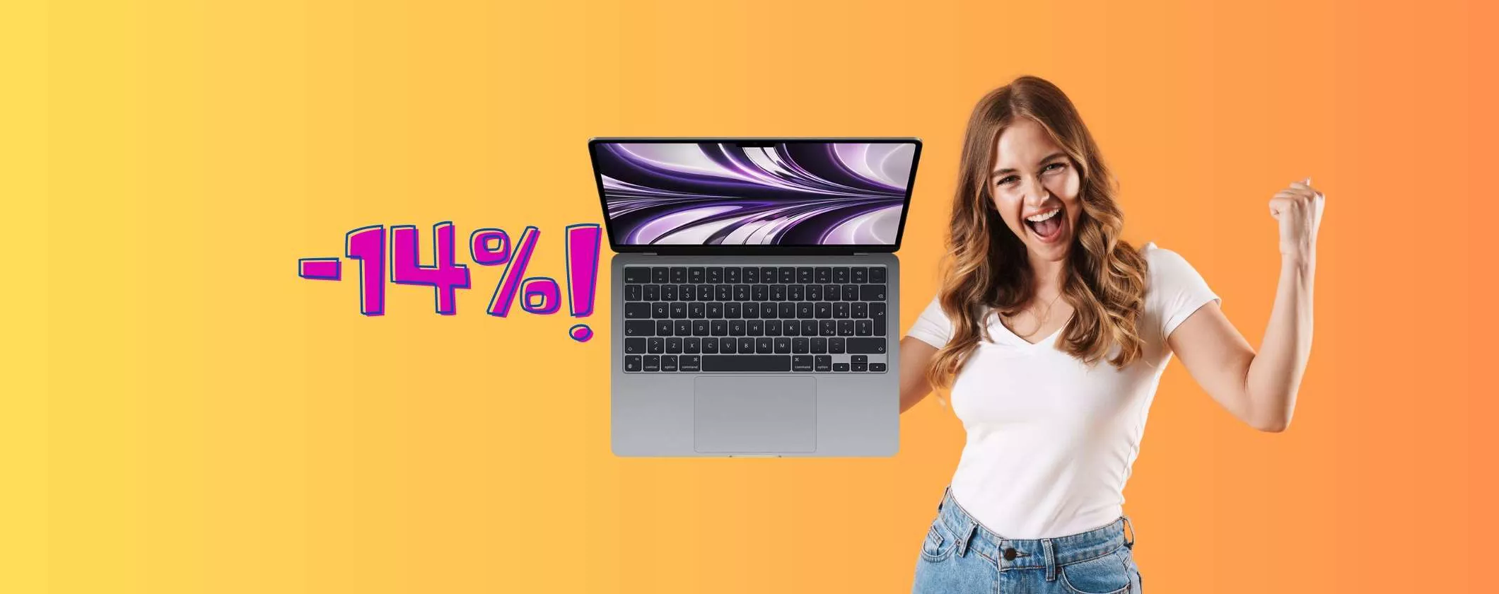 MacBook Air M2: al 14% di SCONTO è una BOMBA