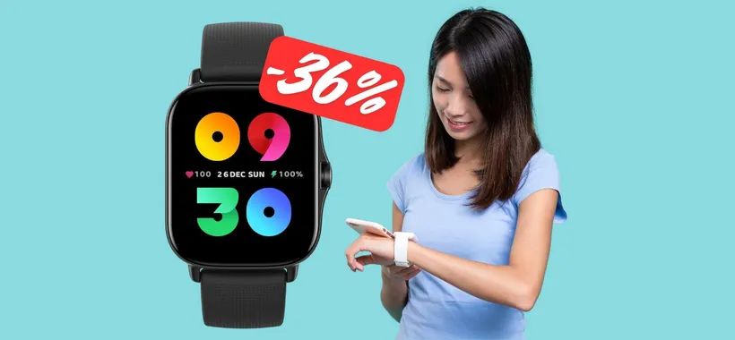 Amazfit GTS 2: smartwatch con tante funzioni ora al MIGLIOR PREZZO (-36%)