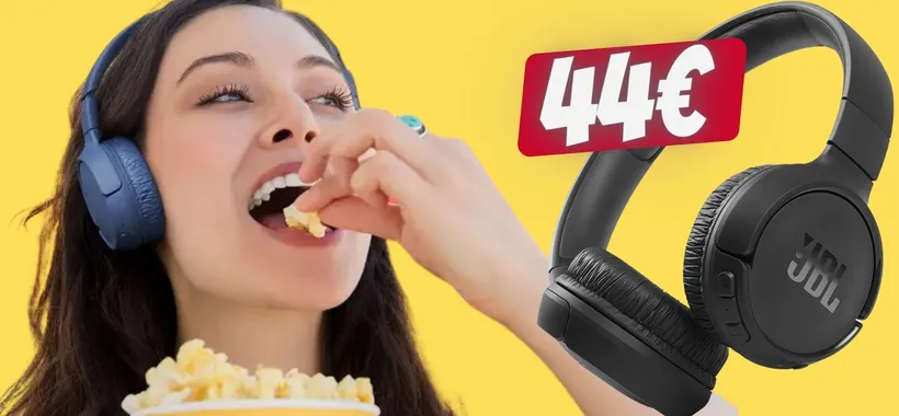 SOLO 44€ per le mitiche cuffie wireless JBL Tune 510 BT, WOW!