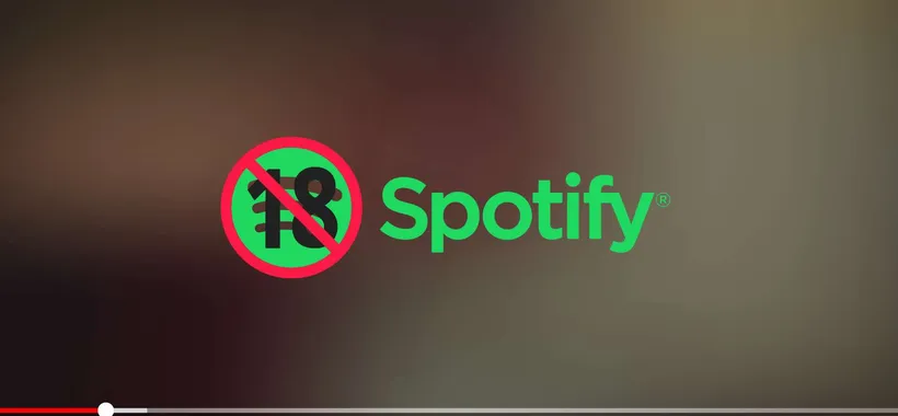 Video a luci rosse su Spotify nei risultati di ricerca
