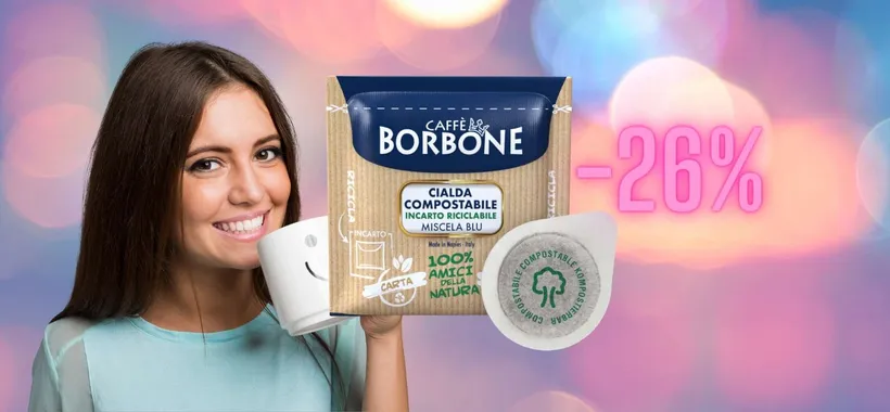 Cialde Caffè Borbone: su eBay in SCONTO 26%