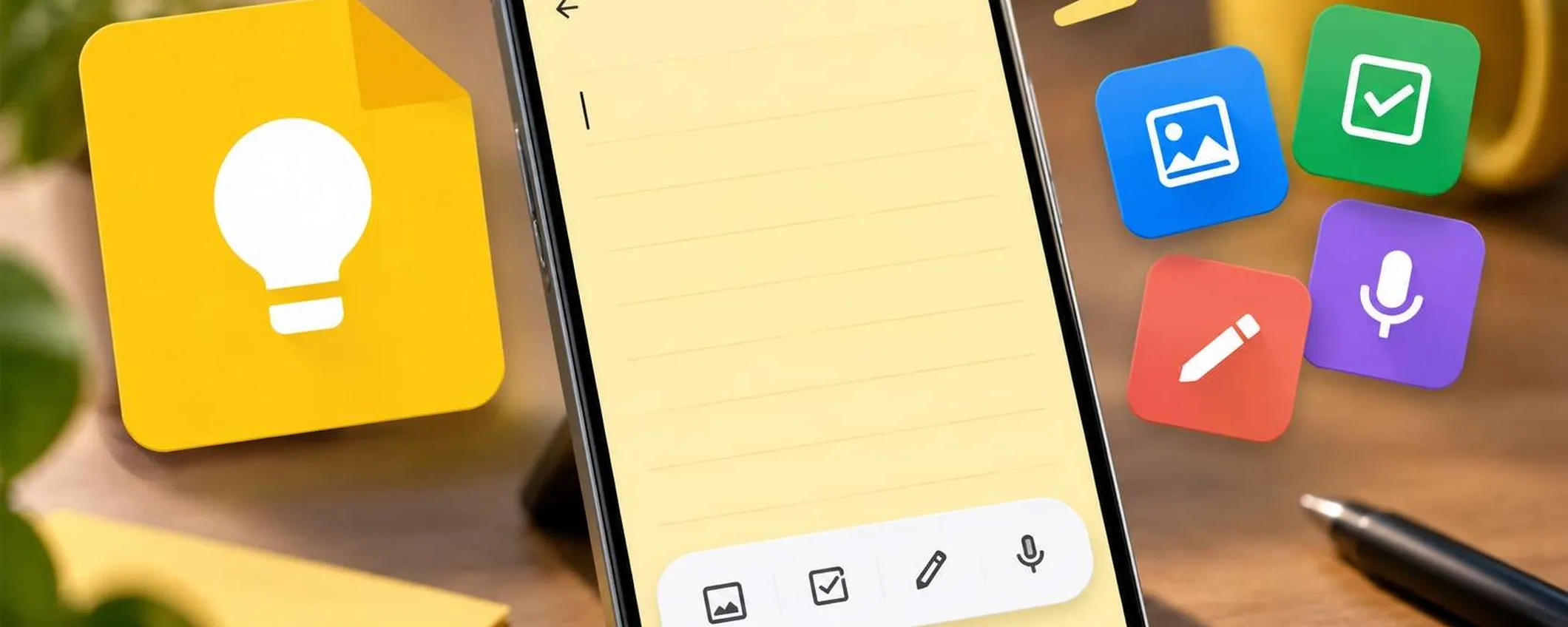 Google Keep testa una nuova barra degli strumenti