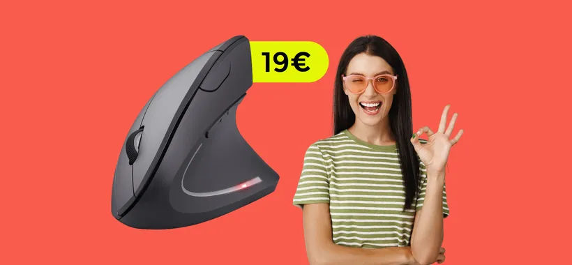 Mouse wireless VERTICALE: la GENIALATA da provare a soli 19€