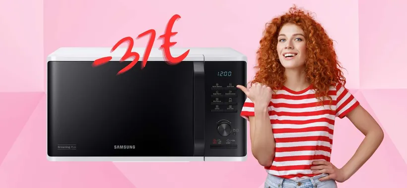 Samsung: forno a microonde da 23 litri, 1100W e grill in SCONTO di 37€