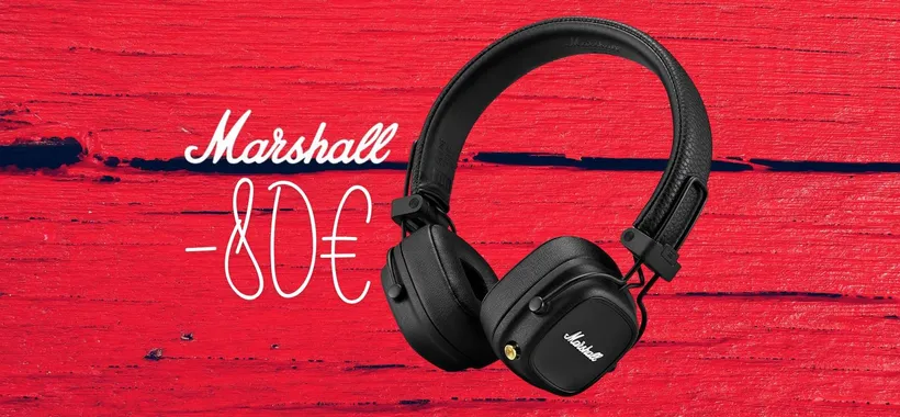 Marshall Major IV: cuffie wireless uniche per design e batteria (-53%)