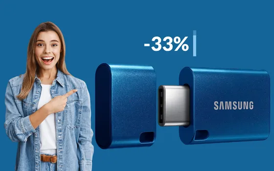 Chiavetta USB C 128GB: la usi anche con lo smartphone (23€)