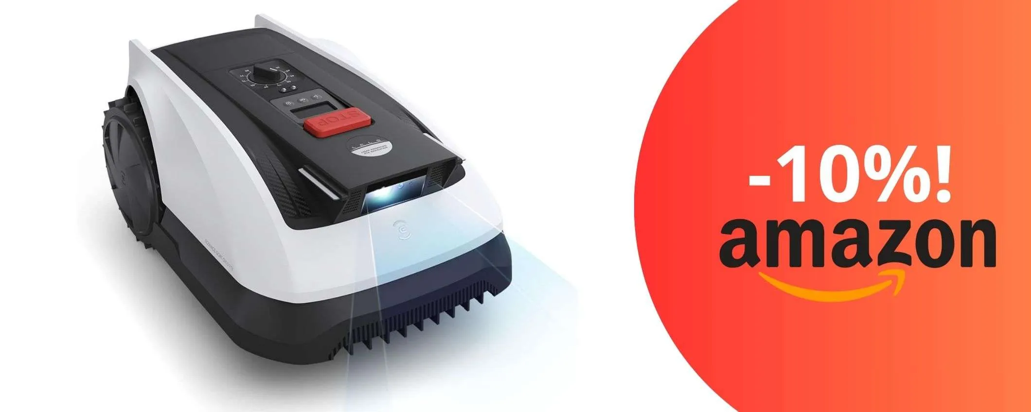 Il robot tosaerba automatico per un prato sempre perfetto: l'offerta da capogiro