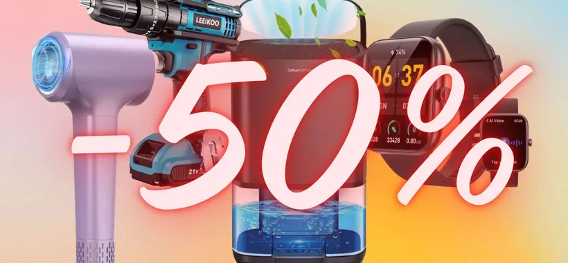 Amazon METÀ PREZZO inaspettato: 10 occasioni con sconto 50%