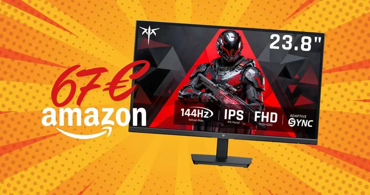 Immagini che prendono vita con il monitor da gaming KTC da 24" a 67€