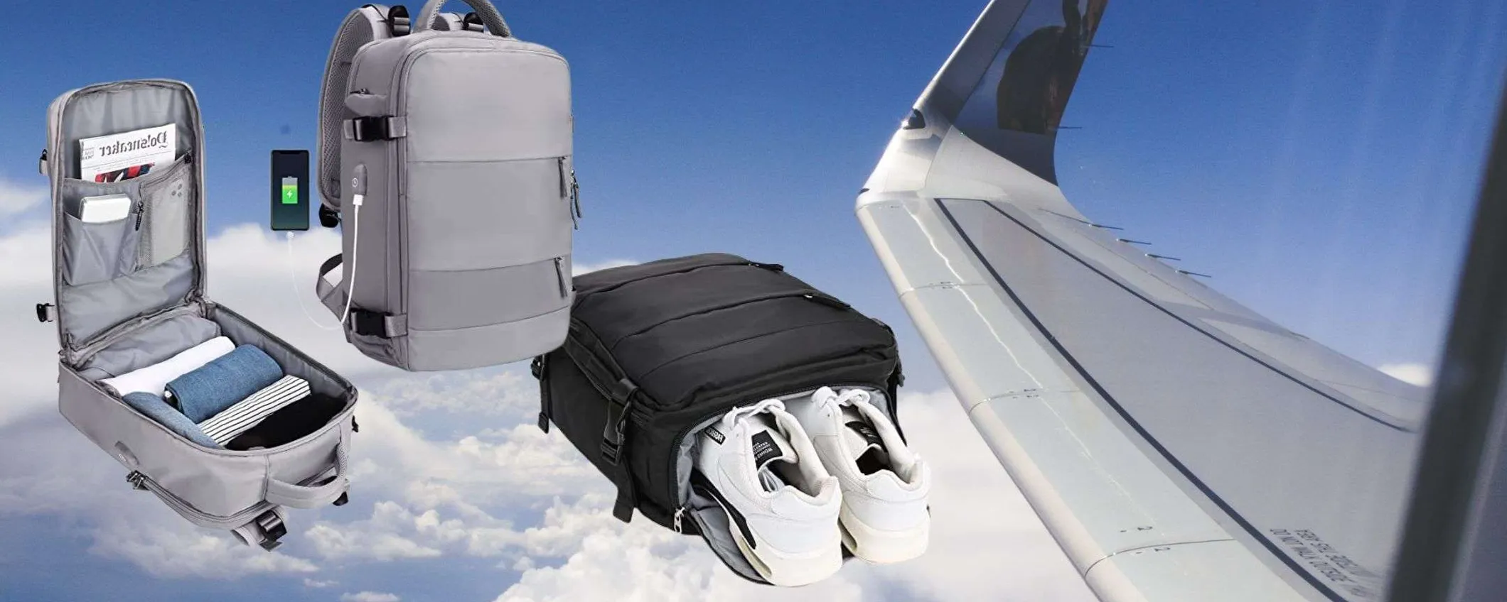 Ormai lo usano tutti: con lo zaino bagaglio NON PAGHI più extra in aereo (39€)